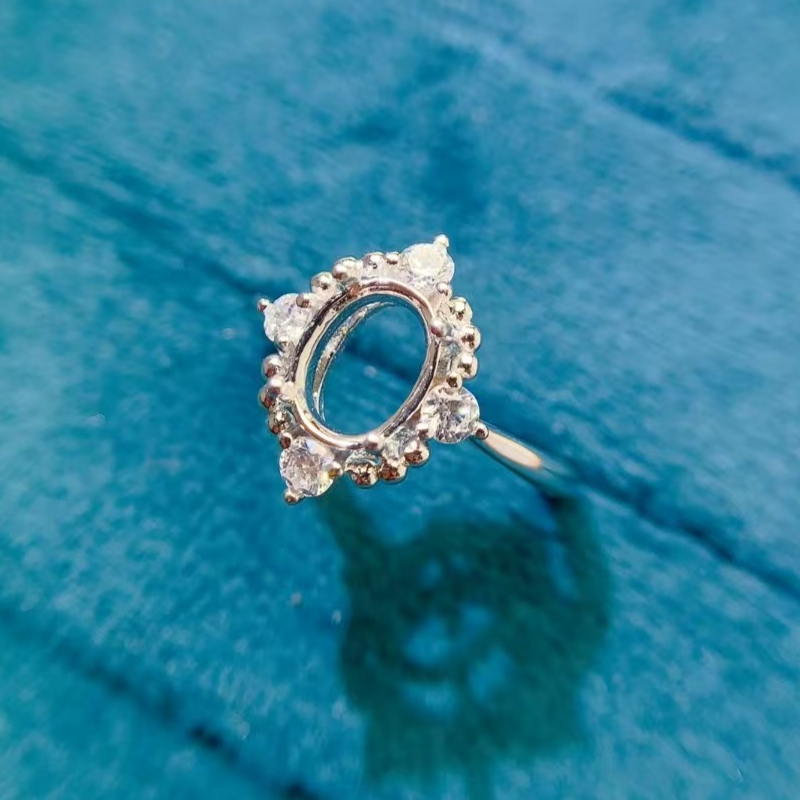 Supplier Wedding - 18 Karat vergoldete Verlobungsringfassung, 6 mm