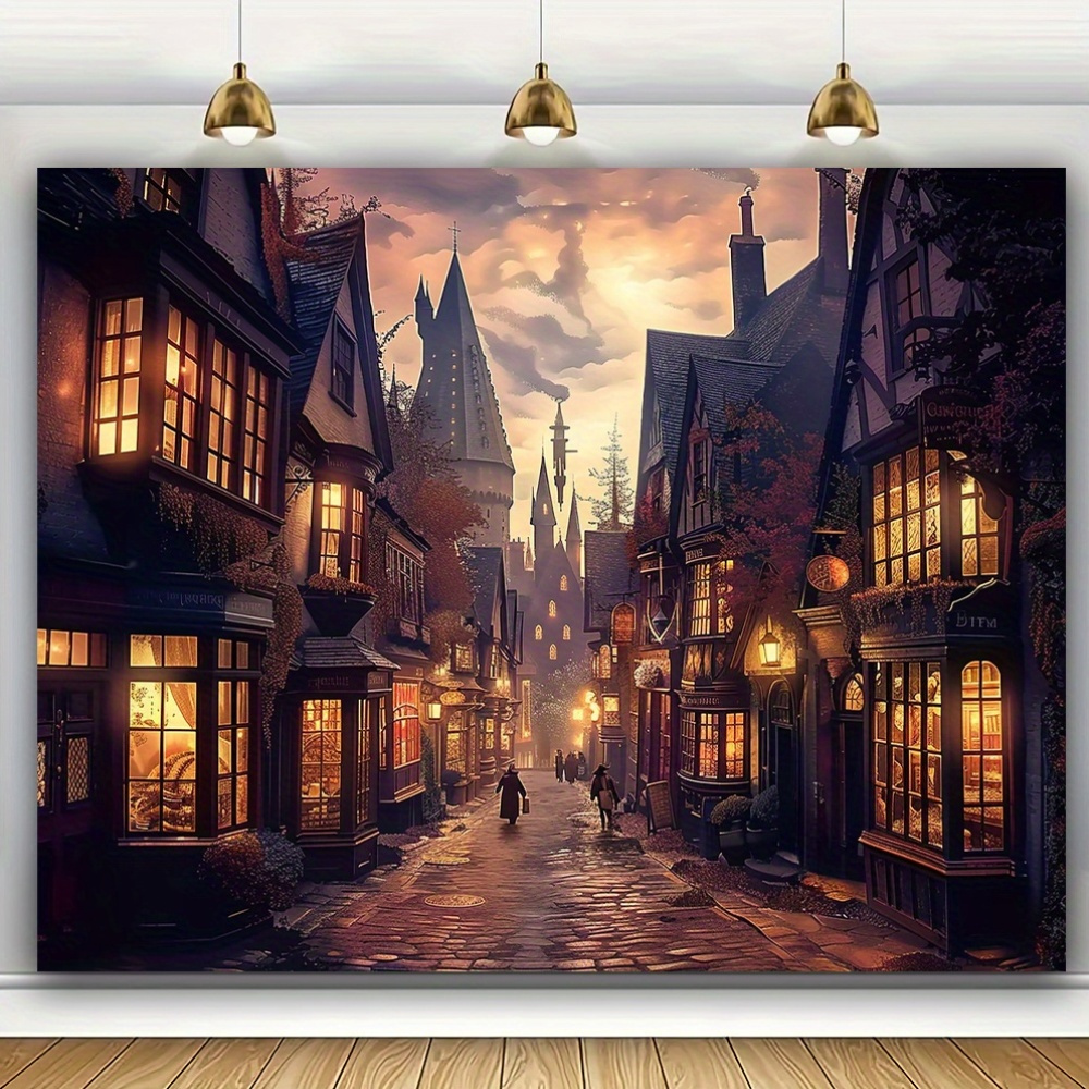 Wedding/Event Supply Store - Attraktiver Hintergrund einer alten Zaubererladenstraße: Perfekt