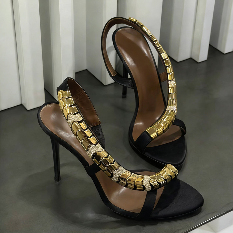 Luxuriöse Glitzer-Sandalen mit – Wedding Shop Bewertung und Preis