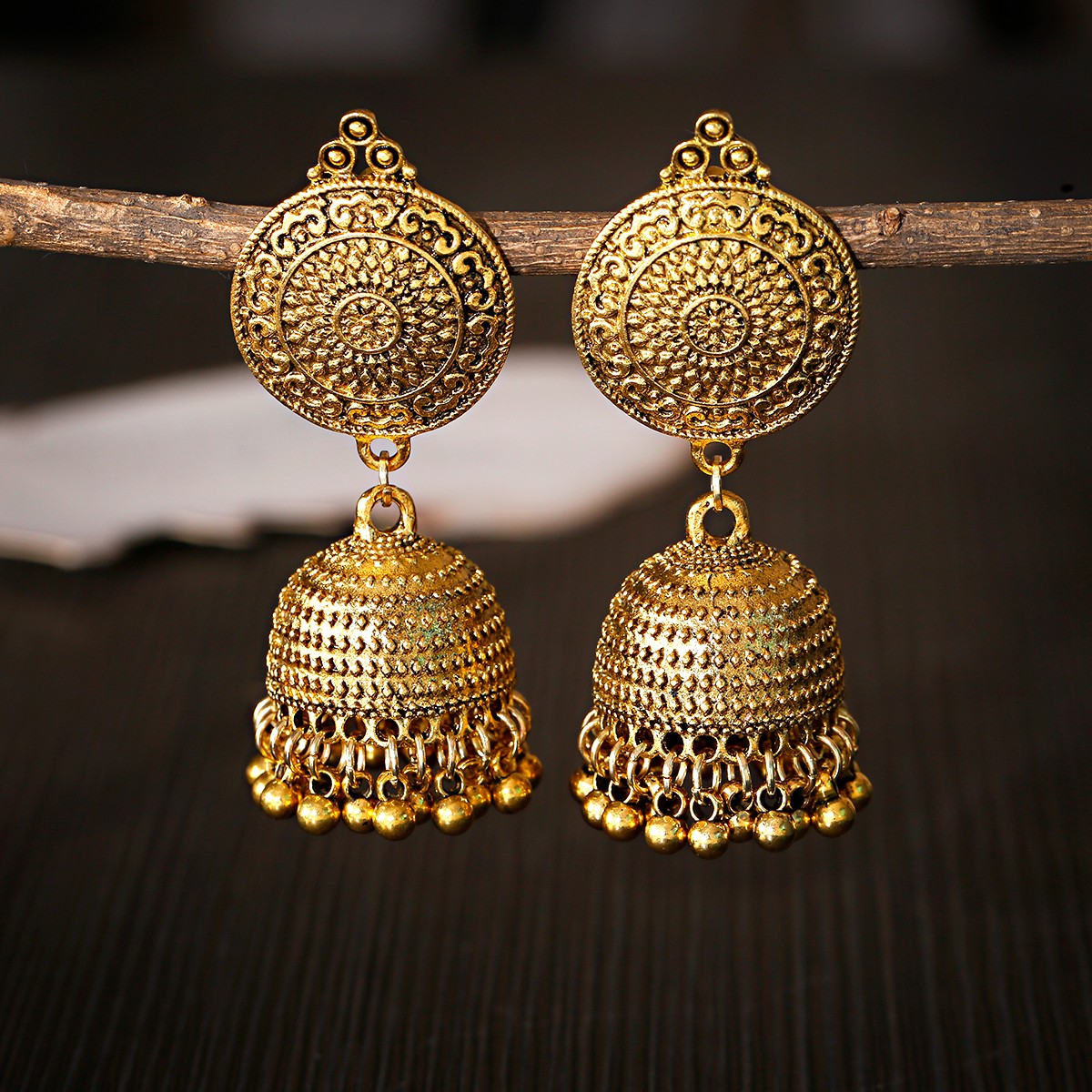 Vintage ethnische Goldfarbe Jh – Indian Wedding Supply Bewertung und Preis
