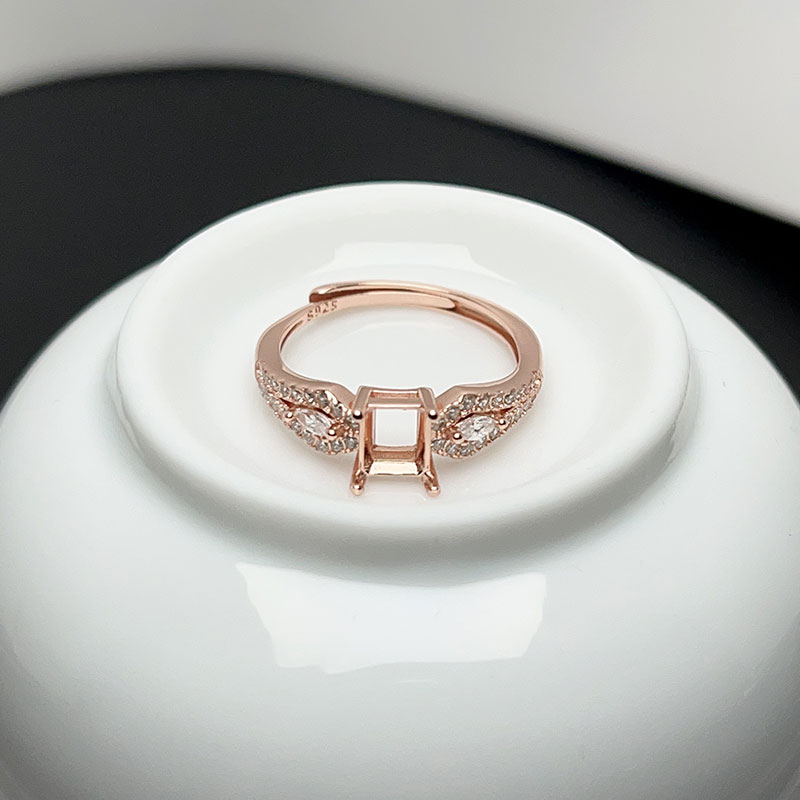 Solide 925 Silber Ring Einstel – Supplier Wedding Bewertung und Preis