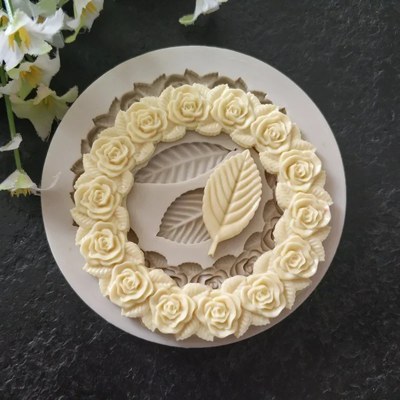 Rose Girlande Form Silikon Fon – Wedding Cake Supply Bewertung und Preis