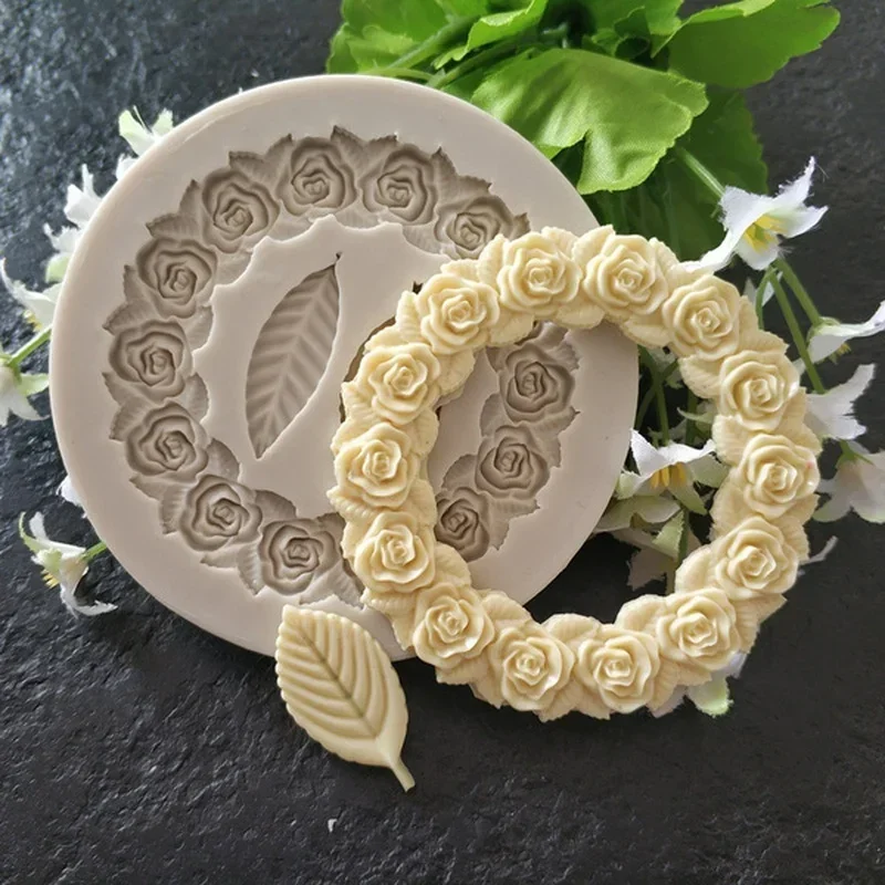 Rose Girlande Form Silikon Fon – Wedding Cake Supply Bewertung und Preis