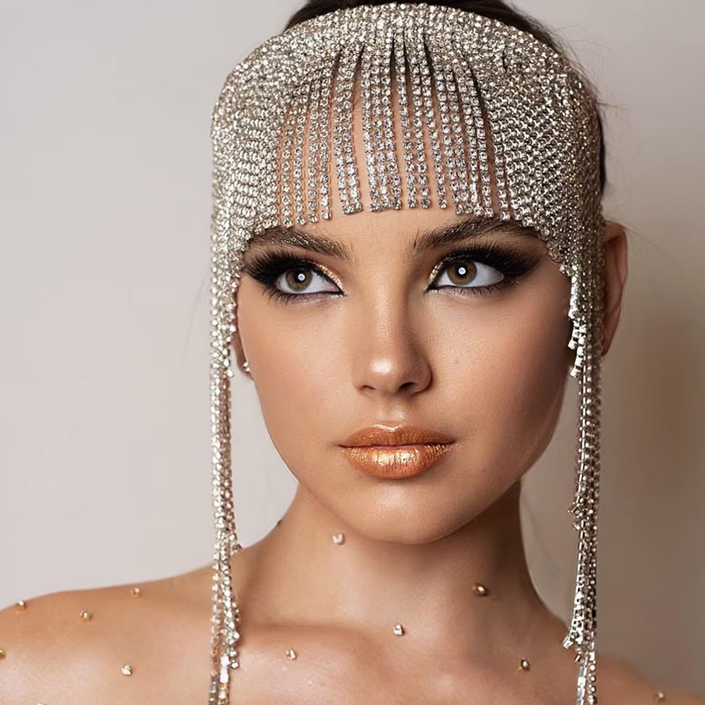 Boho Kristall Quaste Haar kett – Indian Wedding Supply Bewertung und Preis